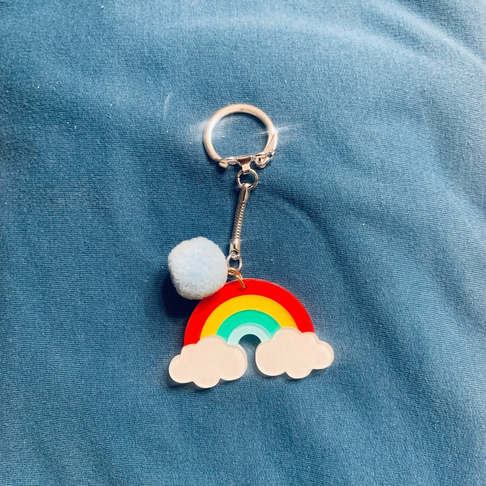 Rainbow keychain